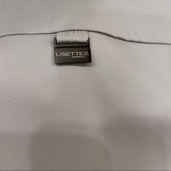 𝅺lisette L cropped light grey pants size 12 NWOT - Picture 7 of 7